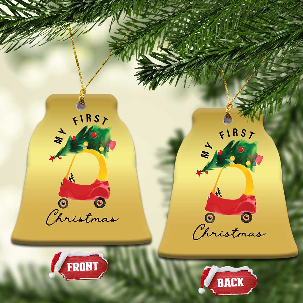 My First Xmas Christmas Ornament Toy Car Xmas Tree - Wonder Print Shop