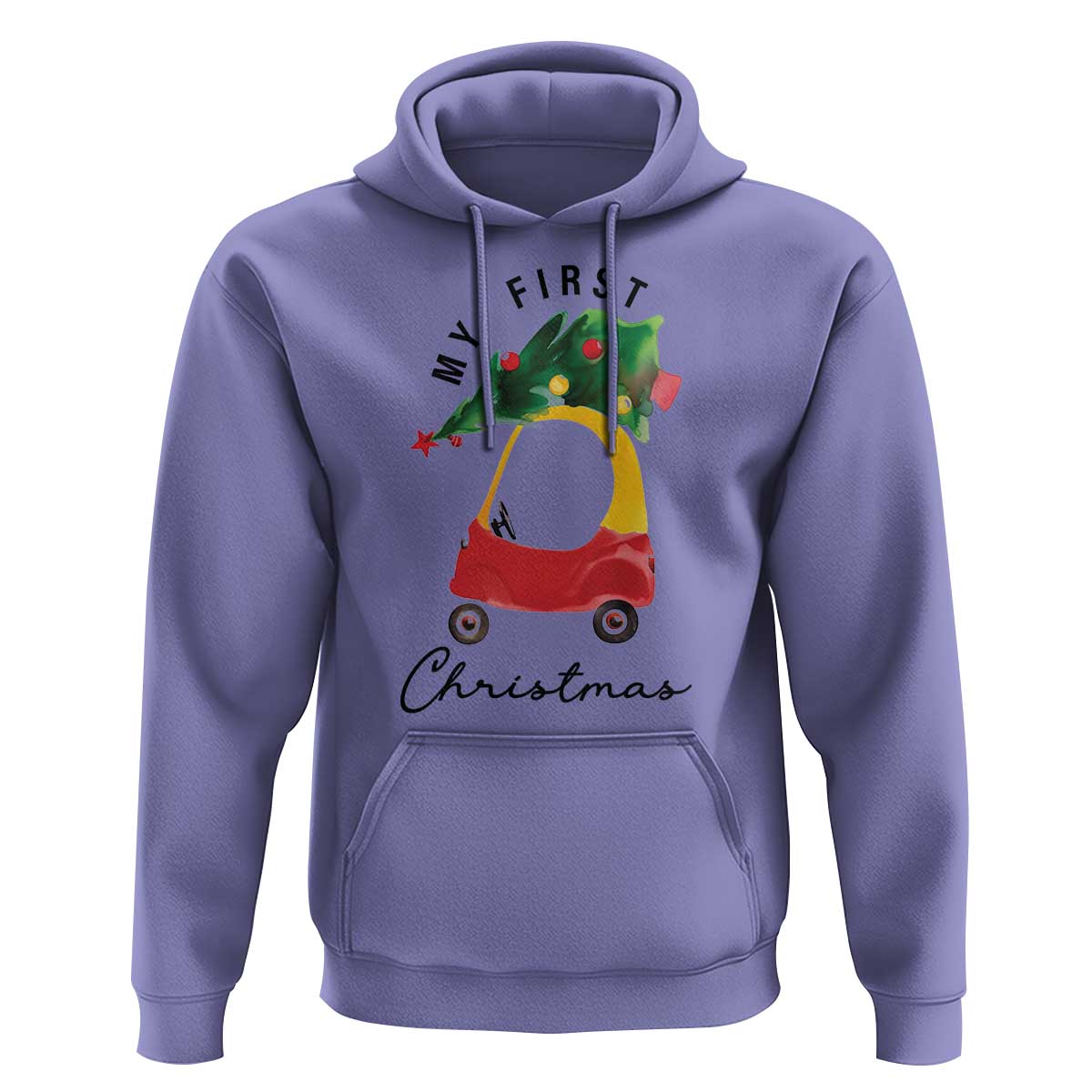 My First Christmas Hoodie Toy Car Xmas Tree