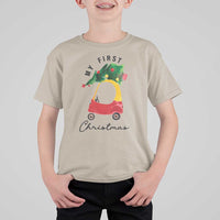 My First Christmas T Shirt For Kid Toy Car Xmas Tree - Wonder Print Shop