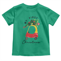 My First Christmas Toddler T Shirt Toy Car Xmas Tree