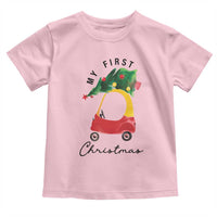 My First Christmas Toddler T Shirt Toy Car Xmas Tree