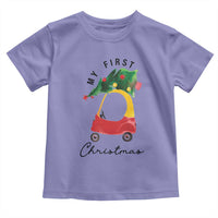 My First Christmas Toddler T Shirt Toy Car Xmas Tree