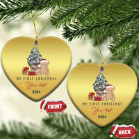 Personalized First Xmas Christmas Ornament Custom Name Toys Xmas Tree - Wonder Print Shop