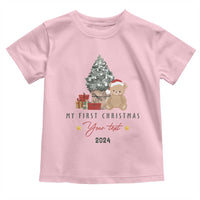 Personalized First Christmas Toddler T Shirt Custom Name Toys Xmas Tree
