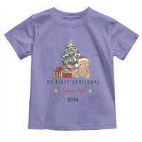 Personalized First Christmas Toddler T Shirt Custom Name Toys Xmas Tree