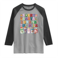 Funny First Christmas Raglan Shirt Sorry Santa I Drank The Milk Retro Baby Bottle - Wonder Print Shop