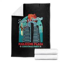 Christmas Nakatomi Plaza Throw Blanket Season's Greeting Christmas Party Hans Gruber - Wonder Print Shop