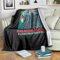 Christmas Nakatomi Plaza Throw Blanket Season's Greeting Christmas Party Hans Gruber - Wonder Print Shop