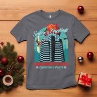 Christmas Nakatomi Plaza T Shirt Season's Greeting Christmas Party Hans Gruber - Wonder Print Shop