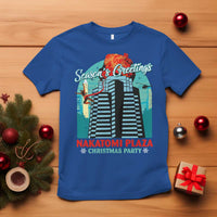 Christmas Nakatomi Plaza T Shirt Season's Greeting Christmas Party Hans Gruber - Wonder Print Shop
