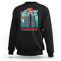 Christmas Nakatomi Plaza Sweatshirt Season's Greeting Christmas Party Hans Gruber - Wonder Print Shop