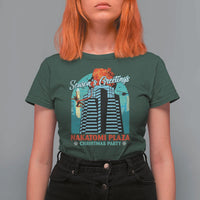 Christmas Nakatomi Plaza T Shirt For Women Season's Greeting Christmas Party Hans Gruber - Wonder Print Shop