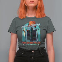 Christmas Nakatomi Plaza T Shirt For Women Season's Greeting Christmas Party Hans Gruber - Wonder Print Shop