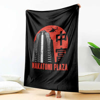 Christmas Nakatomi Plaza Throw Blanket Christmas Party 1988 Vintage Japanese Style - Wonder Print Shop
