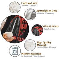 Christmas Nakatomi Plaza Throw Blanket Christmas Party 1988 Vintage Japanese Style - Wonder Print Shop