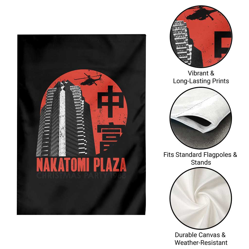 Christmas Nakatomi Plaza Garden Flag Christmas Party 1988 Vintage Japanese Style - Wonder Print Shop