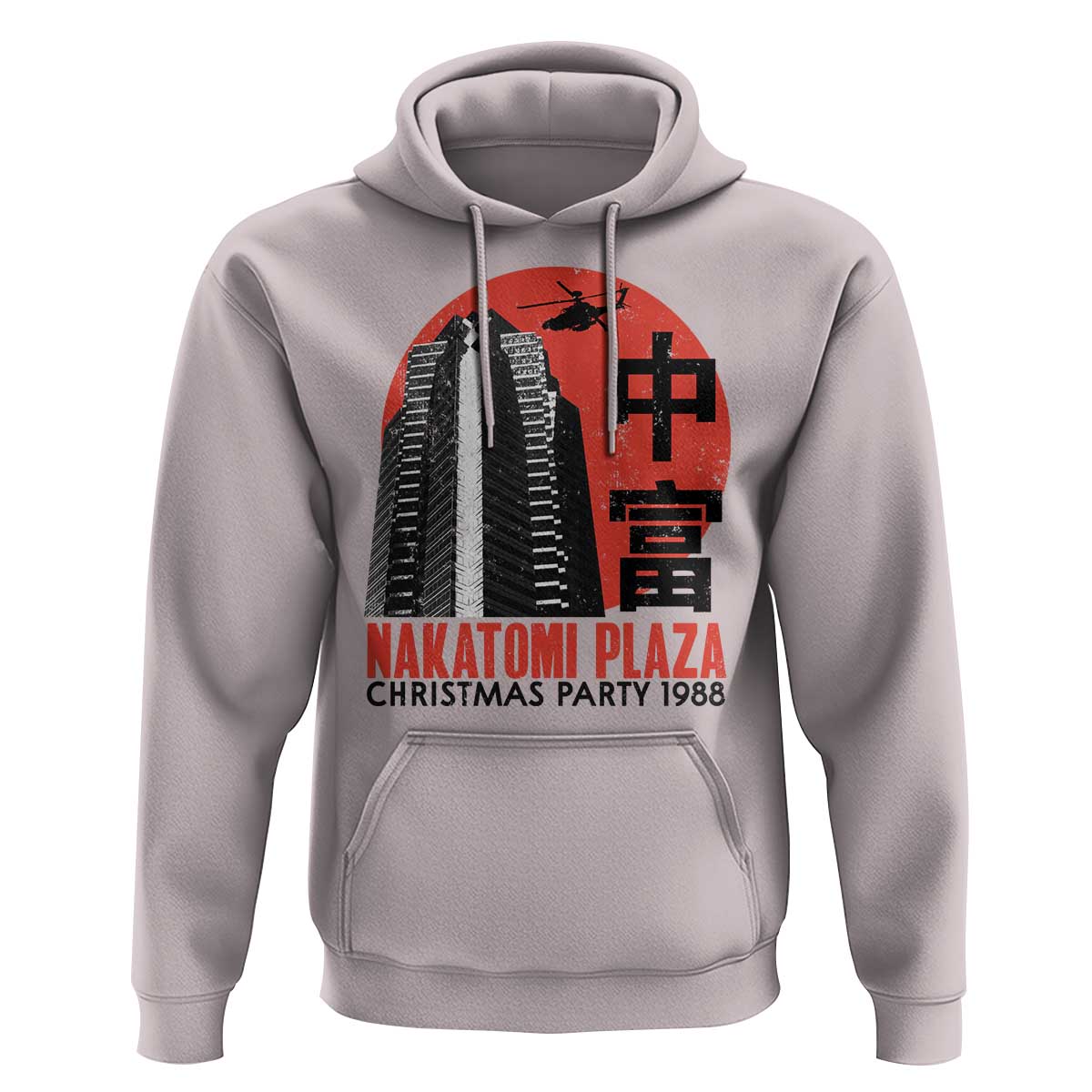 Christmas Nakatomi Plaza Hoodie Christmas Party 1988 Vintage Japanese Style
