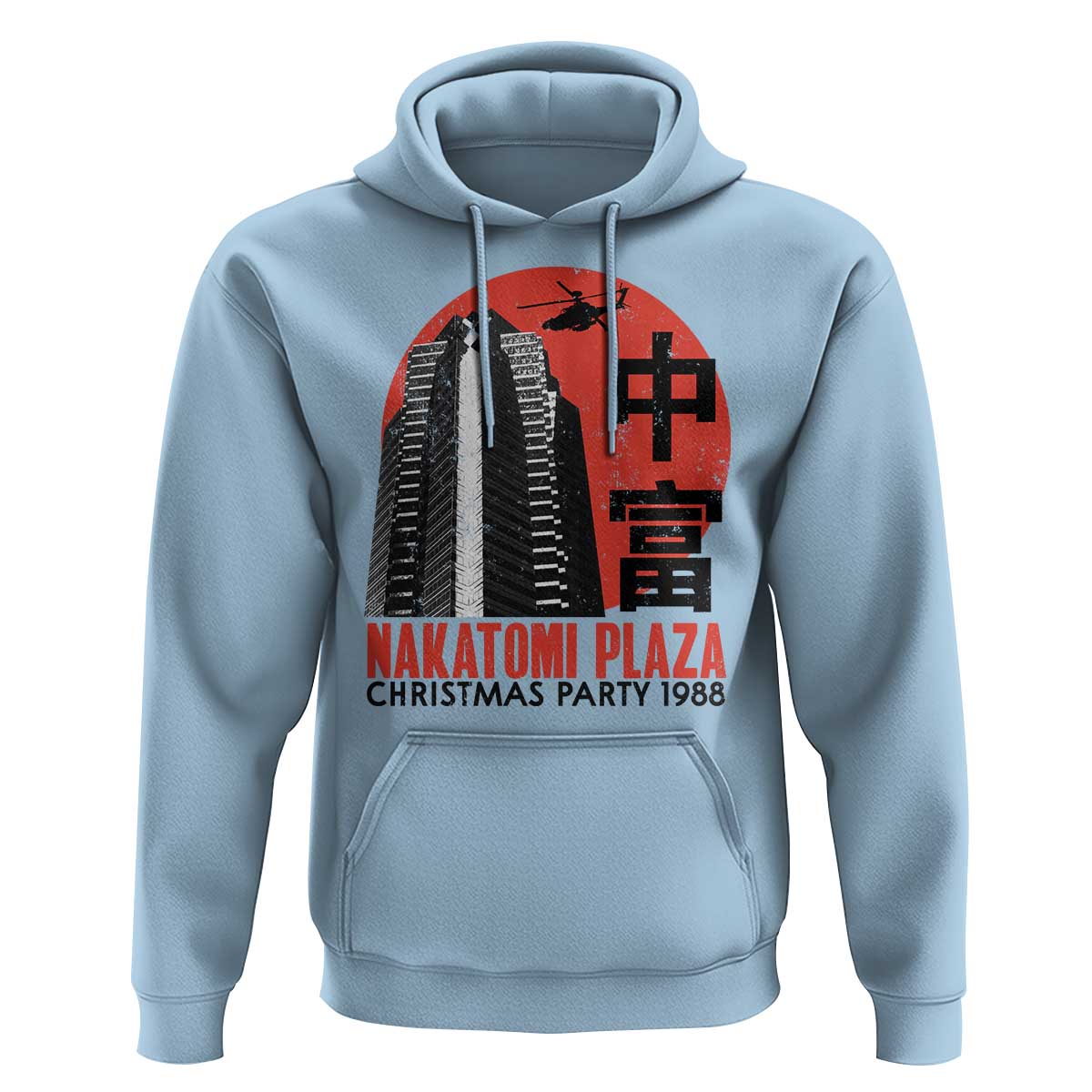 Christmas Nakatomi Plaza Hoodie Christmas Party 1988 Vintage Japanese Style