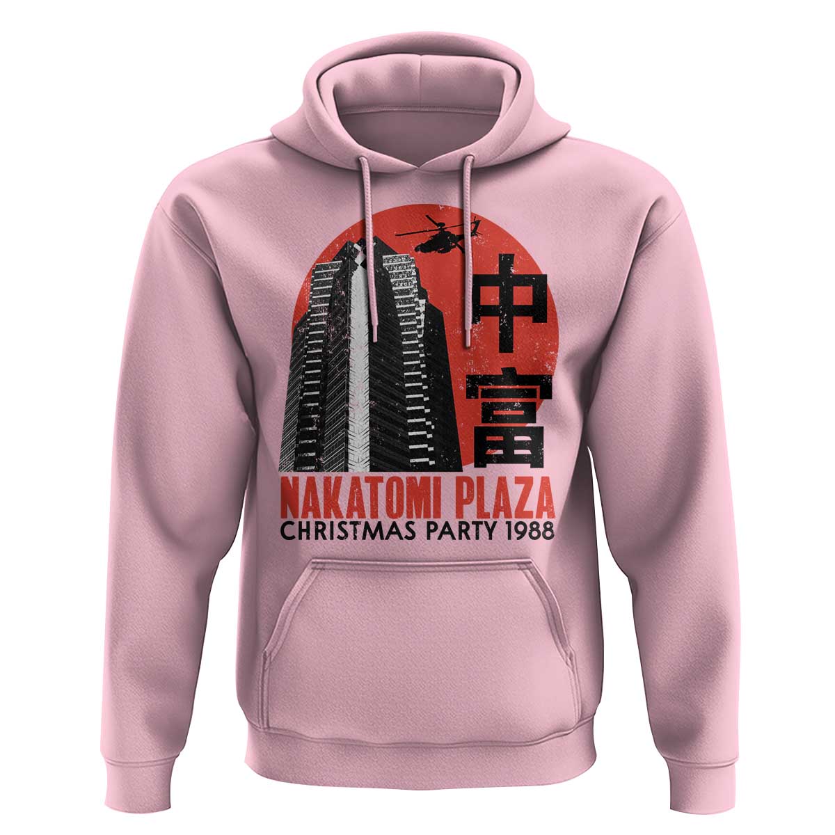 Christmas Nakatomi Plaza Hoodie Christmas Party 1988 Vintage Japanese Style