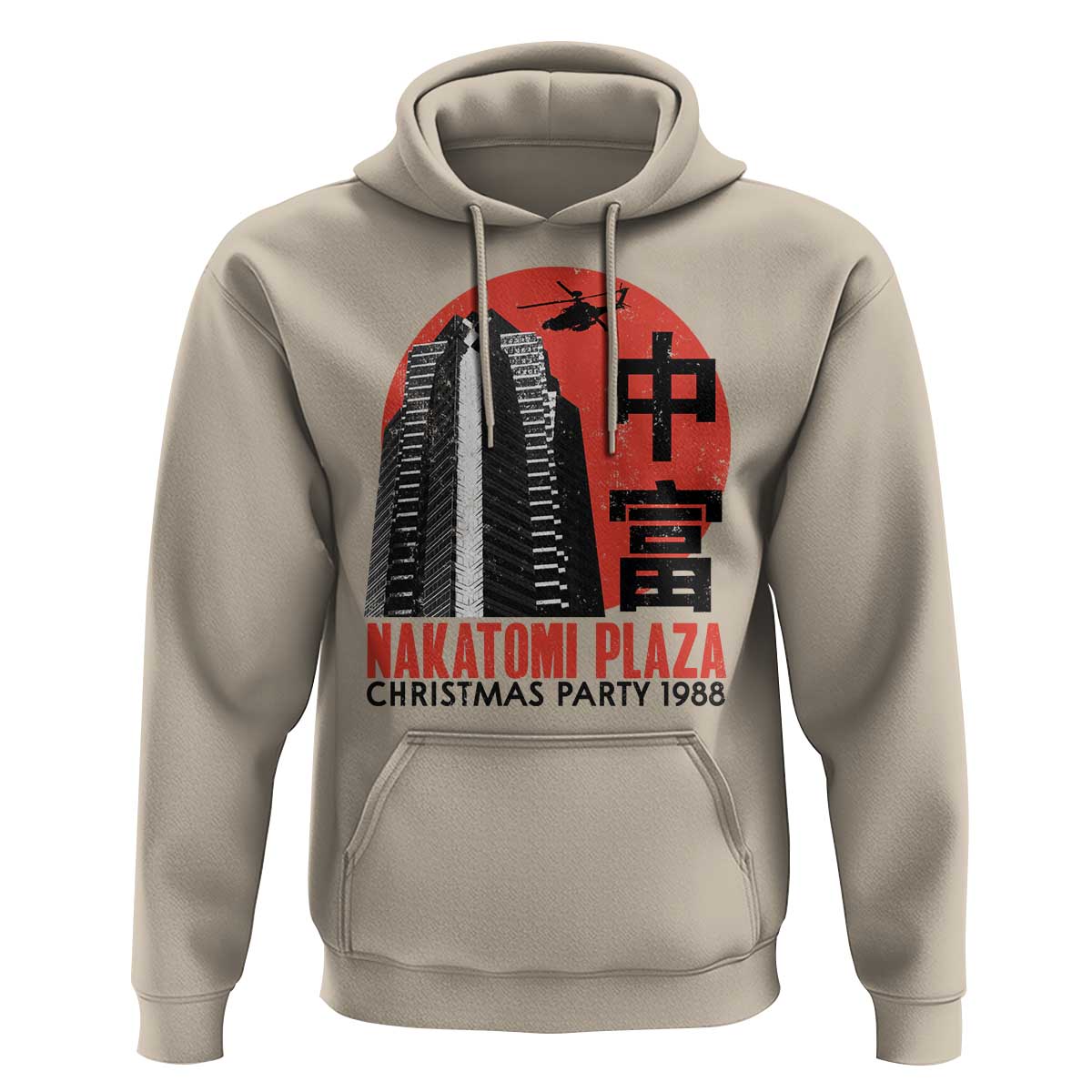 Christmas Nakatomi Plaza Hoodie Christmas Party 1988 Vintage Japanese Style