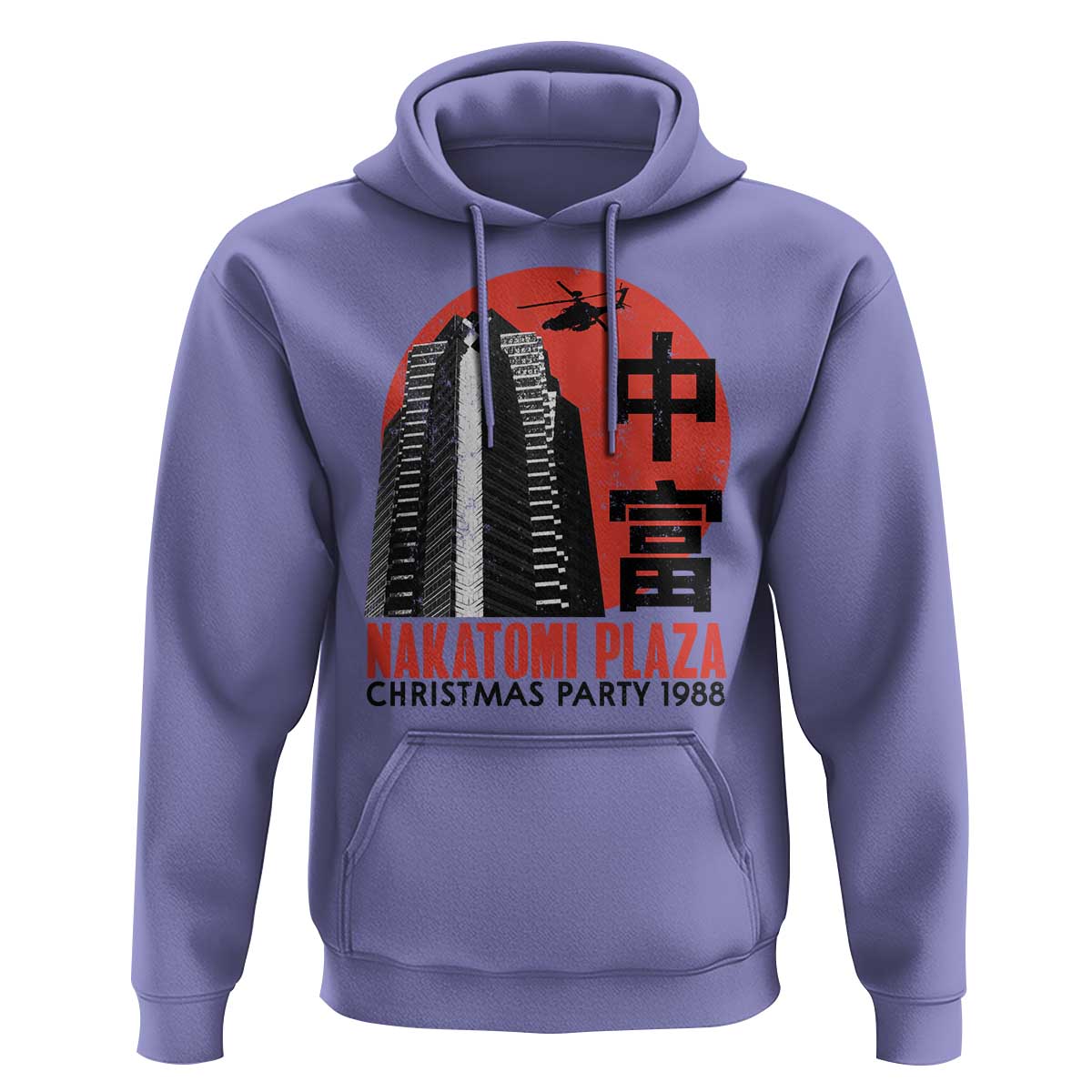 Christmas Nakatomi Plaza Hoodie Christmas Party 1988 Vintage Japanese Style