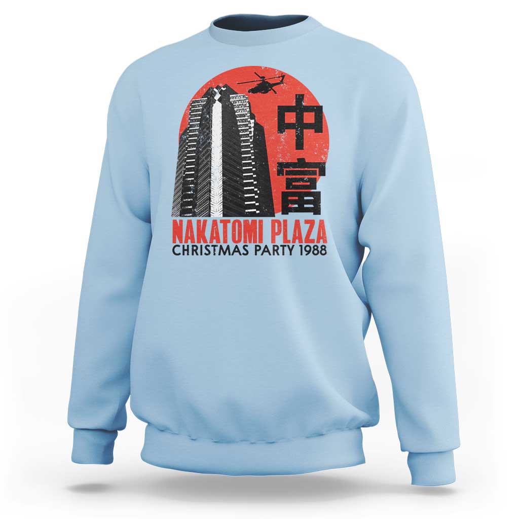 Christmas Nakatomi Plaza Sweatshirt Christmas Party 1988 Vintage Japanese Style - Wonder Print Shop