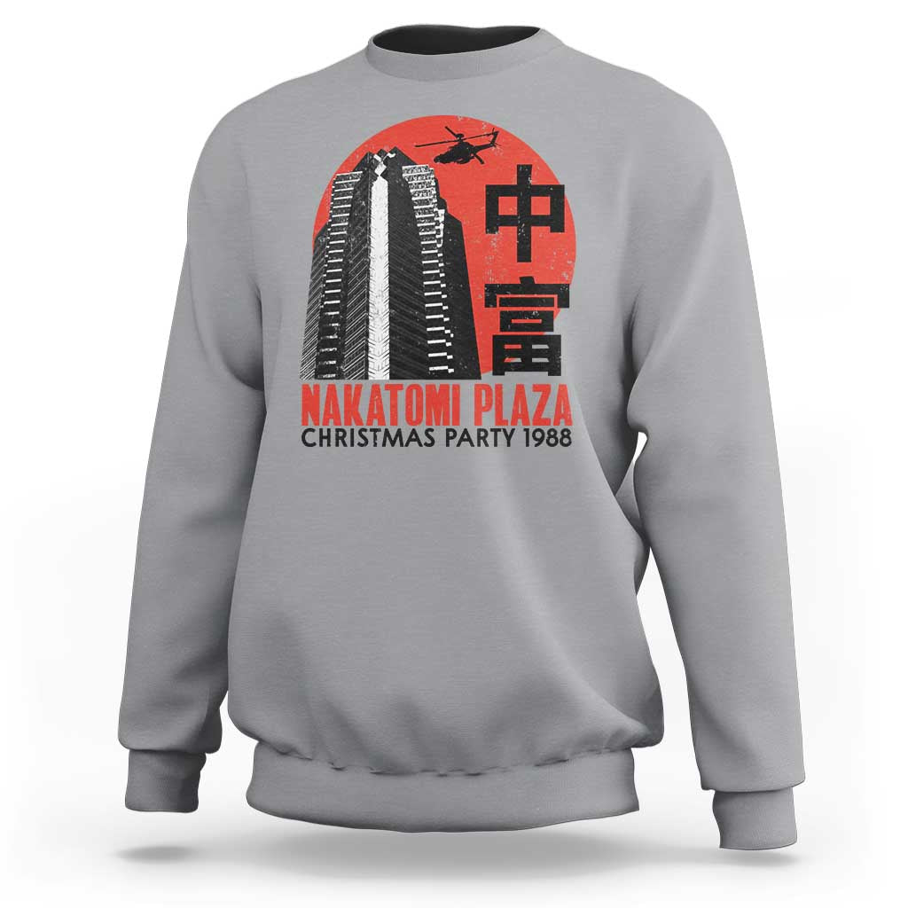 Christmas Nakatomi Plaza Sweatshirt Christmas Party 1988 Vintage Japanese Style - Wonder Print Shop