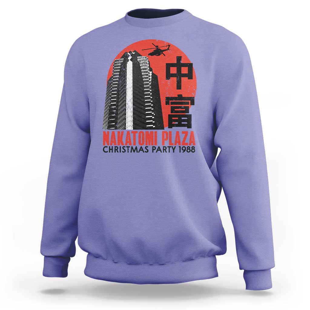 Christmas Nakatomi Plaza Sweatshirt Christmas Party 1988 Vintage Japanese Style - Wonder Print Shop