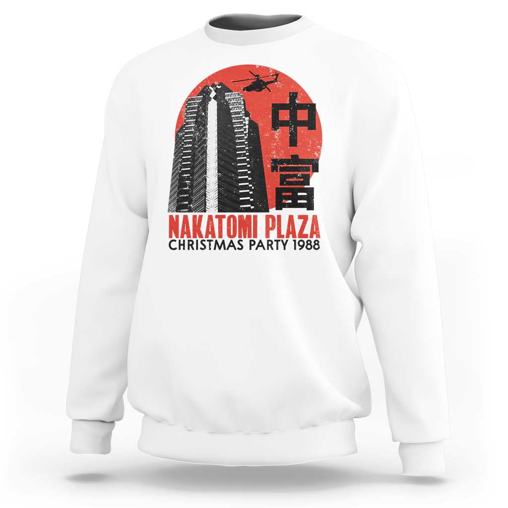 Christmas Nakatomi Plaza Sweatshirt Christmas Party 1988 Vintage Japanese Style - Wonder Print Shop