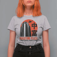Christmas Nakatomi Plaza T Shirt For Women Christmas Party 1988 Vintage Japanese Style - Wonder Print Shop