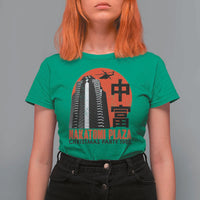 Christmas Nakatomi Plaza T Shirt For Women Christmas Party 1988 Vintage Japanese Style - Wonder Print Shop