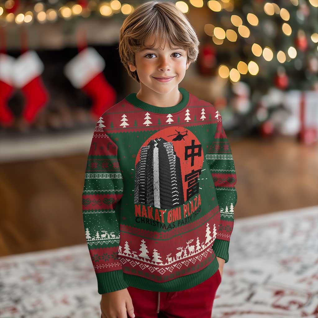 Funny Nakatomi Plaza Ugly Christmas Sweater Xmas Party 1988 Vintage Japanese Style - Wonder Print Shop