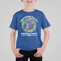 Christmas Nakatomi Plaza T Shirt For Kid Christmas Party 1988 Xmas Wreath - Wonder Print Shop