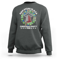Christmas Nakatomi Plaza Sweatshirt Christmas Party 1988 Xmas Wreath - Wonder Print Shop