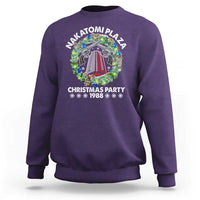 Christmas Nakatomi Plaza Sweatshirt Christmas Party 1988 Xmas Wreath - Wonder Print Shop