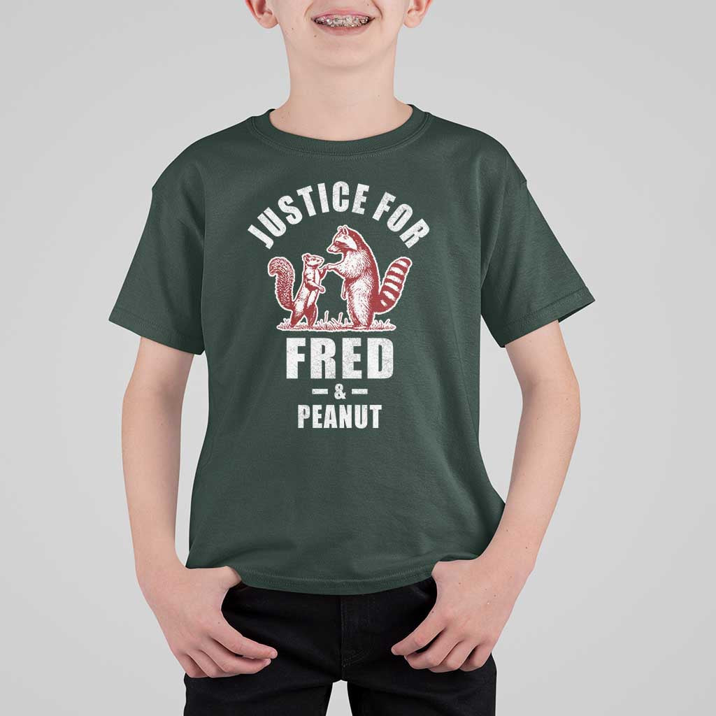 Justice For Fred And Peanut T Shirt For Kid Racoon Squirrel TS11