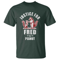 Justice For Fred And Peanut T Shirt Racoon Squirrel TS11