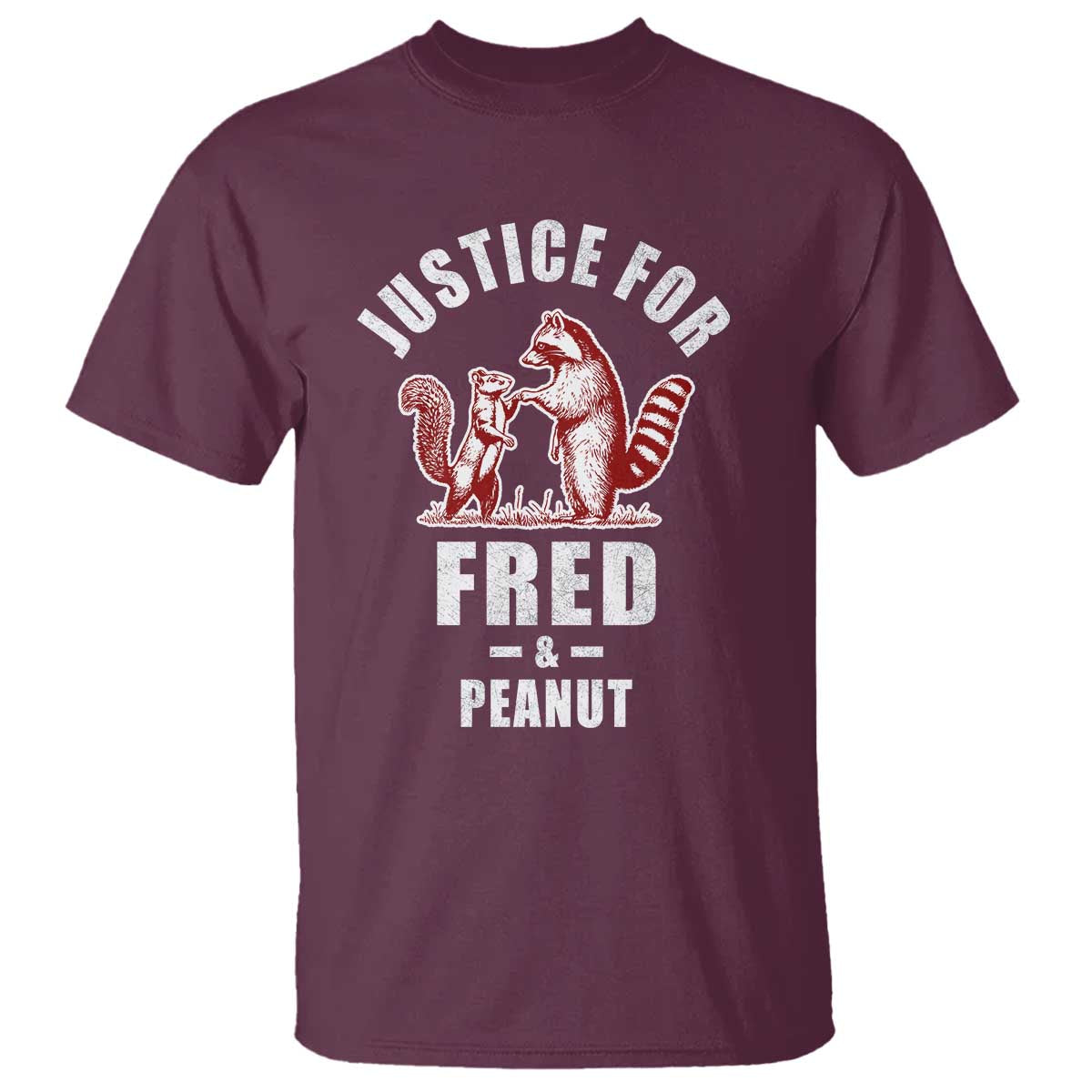 Justice For Fred And Peanut T Shirt Racoon Squirrel TS11