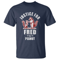 Justice For Fred And Peanut T Shirt Racoon Squirrel TS11