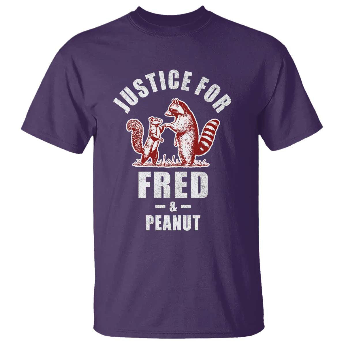 Justice For Fred And Peanut T Shirt Racoon Squirrel TS11