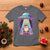 Funny Christmas Santa Alien Neon UFO T Shirt - Wonder Print Shop