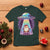Funny Christmas Santa Alien Neon UFO T Shirt - Wonder Print Shop
