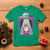 Funny Christmas Santa Alien Neon UFO T Shirt - Wonder Print Shop