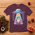 Funny Christmas Santa Alien Neon UFO T Shirt - Wonder Print Shop