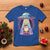 Funny Christmas Santa Alien Neon UFO T Shirt - Wonder Print Shop