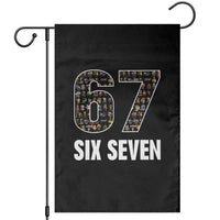 Funny 67 Six Seven Italian Brainrot Gen Alpha Meme Garden Flag - Wonder Print Shop