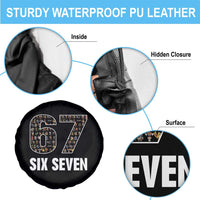Funny 67 Six Seven Italian Brainrot Gen Alpha Meme Spare Tire Cover - Wonder Print Shop