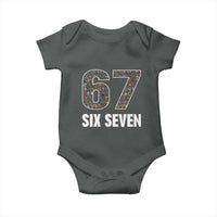 Funny 67 Six Seven Italian Brainrot Gen Alpha Meme Baby Onesie - Wonder Print Shop