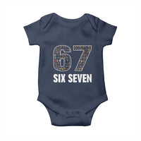 Funny 67 Six Seven Italian Brainrot Gen Alpha Meme Baby Onesie - Wonder Print Shop