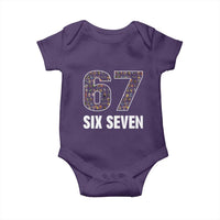 Funny 67 Six Seven Italian Brainrot Gen Alpha Meme Baby Onesie - Wonder Print Shop